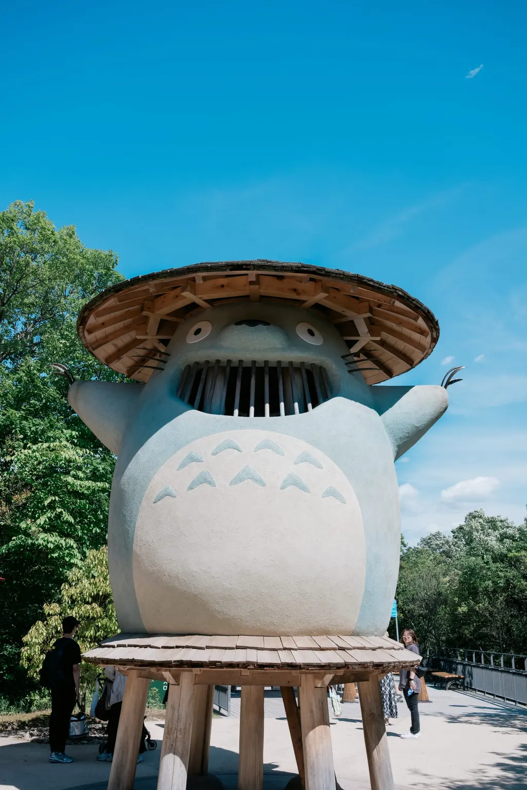 Totoro at the Ghibli park gate
