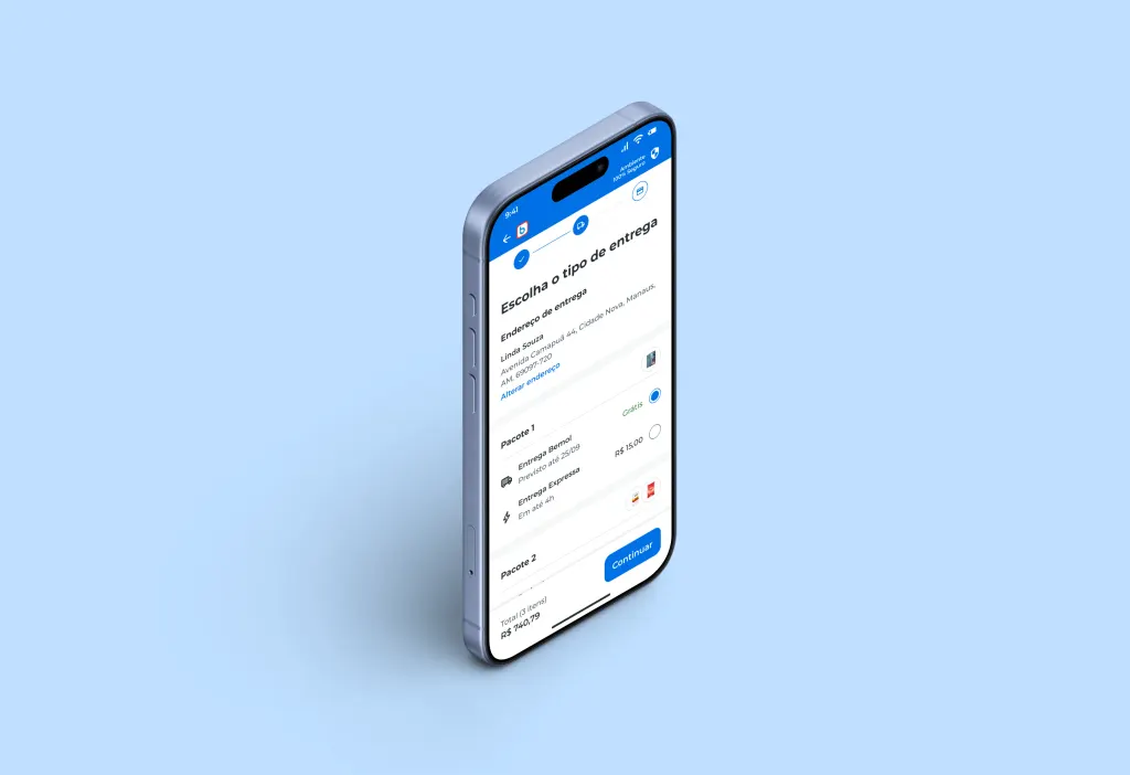 Redesigned checkout with the Bemol design system applied