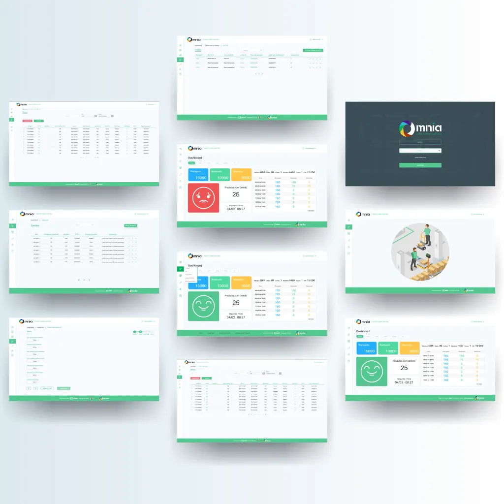 Omnia: factory line control interface